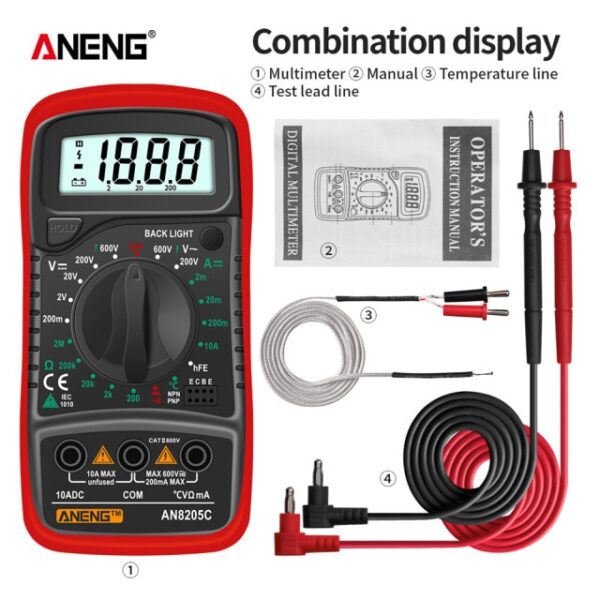 רב מודד מולטימטר multimeter