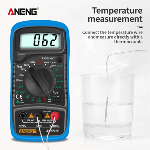 ⁦רב מודד מולטימטר multimeter⁩ – תמונה ⁦2⁩